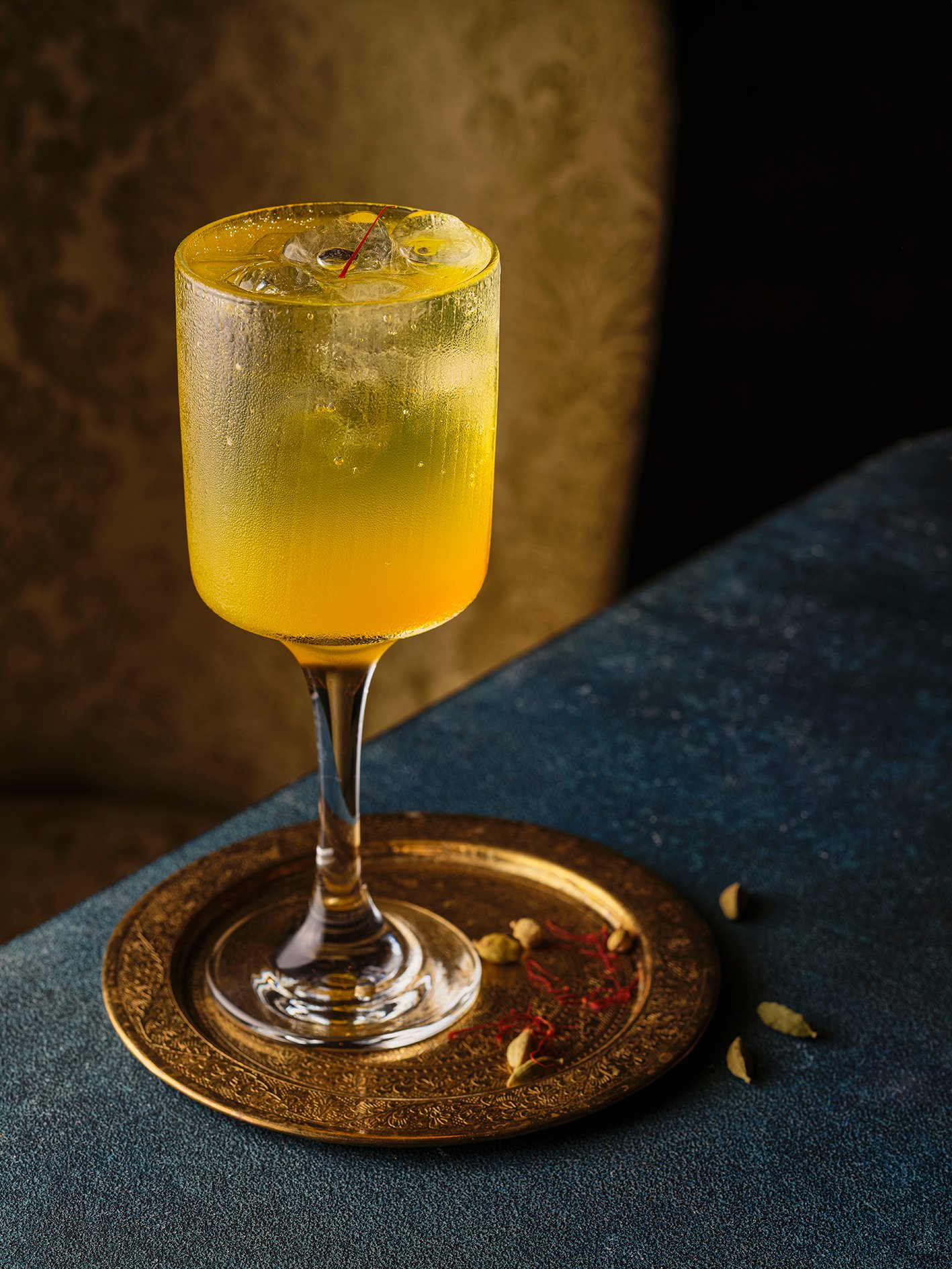 Saffron Cardamom Lemonade