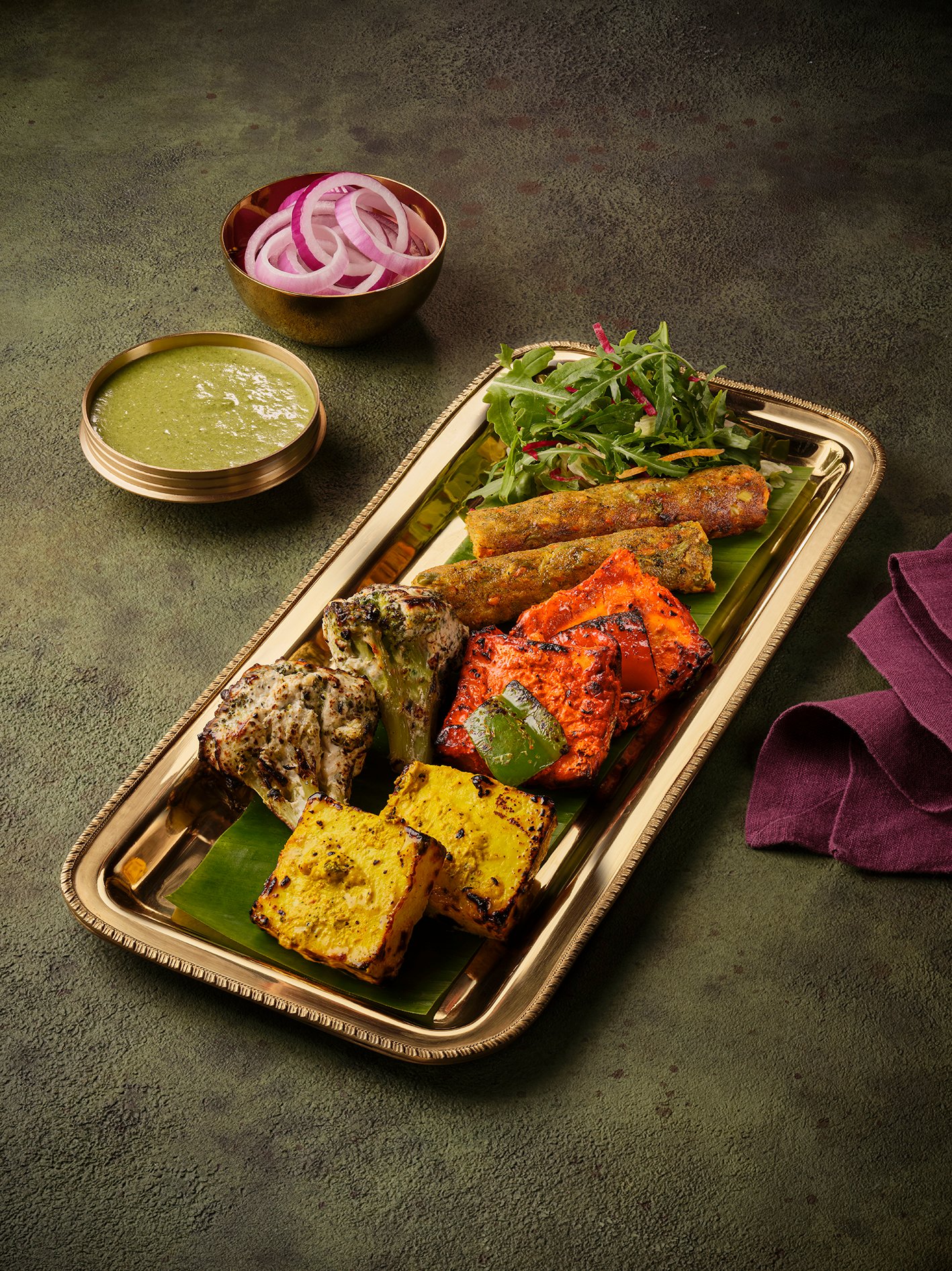 Vegetarian Kebab Platter